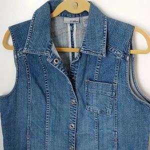 Chicos size 2 denim vest